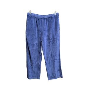 Christian Dior Monsieur Blue Velvet Men's Loungewear Pants‎ Size Large